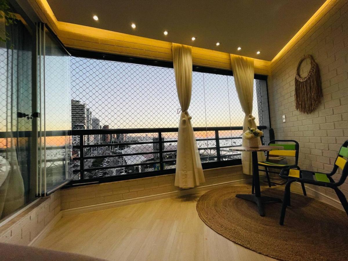 Flat Luxuoso Alto Padrao Frente Mar Com 2 Suites No Iate Plaza Форталеза Экстерьер фото
